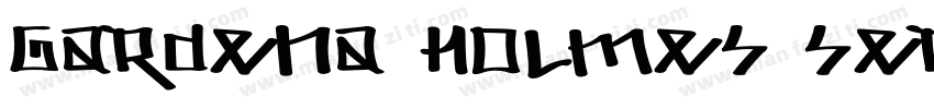 Gardena Holmes serif字体转换